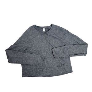 Old Navy Womens XL Tall Grey Cozecore Long Sleeve‎ Soft Tech Active Top